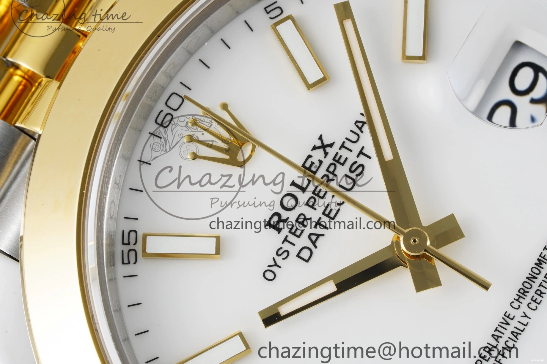 1:1 Polished SS DateJust Bezel 41 Dial Steel Edition on KING Bracelet White Jubilee VR3235 904L Best YG 0306